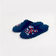  Flora Embroidery Modest Wedge High Heel Cemeting Slippers 3A338-3