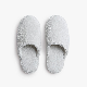  OEM Custom Embroidered Luxury White Terry Towel Fabric Disposable SPA Bedroom Hospital Hotel Guest Slippers
