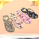  Women′s Beach Slippers Summer Pink Bear Slides Sandals Custom Flip Flops