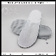  White Cotton Velvet Hotel Slipper