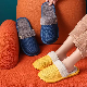 Spot Wholesale Step on Poo Sense Cotton Slippers Autumn Winter Cashmere Slippers