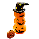  Halloween Inflatables Outdoor with LED Yard Pumpkin Holiday Inflatable Model Halloween Decoration