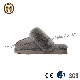 Real Double-Face Sheepskin Fur Men Wool Slippers with Custom Logo