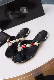  Fascinating Summer Wedge Heel Leather Strap Wemen Slippers Luxury Brand Gorgeous Sandel