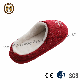  Indoor Outdoor Rubber Sole Knitted Plush Warm Winter Girls Slipper