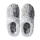  Women Soft Knit Upper Shoes Winter Indoor Anti-Slip Rubber Sole Slippers