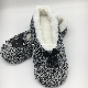  Ladies Custom Cozy Ballerina Plush Bow Home Indoor Floor Socks Slide Slippers Shoes for Women