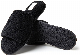  Women′s Fuzzy Sandal Beatrice Casual Shoes Terry Side Gore Slide Slipper