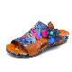 Factory Custom Genuine Leather Women Slipper Retro Outdoor Slipper