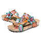 Bohemian Handmade Leather Slipper Women Outside Slipper manufacturer