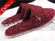 High Quality Cotton Terry Close Toe Hotel Slipper with Embroidery Logo