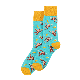 Custom Fashion Funny Pattern Sock Men Colorful Dress Crew Happy Socks, Funky Designer Logo Man Fun Novelty Cotton Men Socks