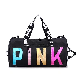  Xianghui Large Pink Duffle Bags Shoulder Gym Sports Bag Nylon Waterproof Bag