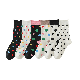  Women Ladies Girls Heart Dots Fashion Colors Anti-Bacterial Casual Cotton Dress Ankle Socks