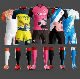  Full Sublimation Printed Team Training Uniform Sports Running Male T Shirts Shorts and Socks 3 in 1