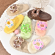  Comfortable Doughnut Summer Slides Slippers 2023 Fashion Flat Ladies EVA Slippers Wholesale