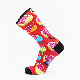 Low Price Orange Crew Cotton Men Women Customized Printed Socks manufacturer