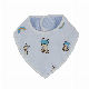 OEM Cotton Newest Design Embroidered Knit Pattern Baby Infant Bibs