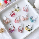  Korean Wholesale Fashion Glitter Colorful Kknekki Head Rope Nylon Rope Braided Elastic Hair Ties for Women Girl