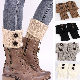  2021 New Style Womens Short Boots Socks Crochet Knitted Boot Cuffs Leg Warmers Socks Thermal Knee Fashion Socks