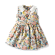  Sweet and Cute Multicolor Floral Dress for Little Girls Children Clothes Baby Girls Dress Sweet Cute Baby Girls Dress Children Fashion Wear Kids Clothes DTG