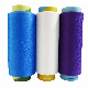  Grs Certiftcate Eco-Friendly Recycled Anti Bacteria Black/White Polyester Nylon DTY Air Spandex Covered Dope Dyed Microfiber Knitting Yarn