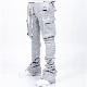 Wholesale Slim Fit Cargo Pants Cotton Streetwear Jogger Flare Stacked Sweat Pants manufacturer