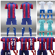  Custom Embroidered Logo Team Soccer Uniforms 23 24 Barca Kids Kits Mens Football Shirts 6 Gavi 21 Frenkie De Jong 8 Gundogan Football Training Uniform Set