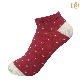  Women′s Comb Cotton Seamless Color Ankle Sock