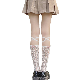  Gentle Straps Hollow Lace Jacquard Calf Socks Girl MID-Calf Pantyhose