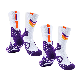  Custom Cheap Youth Competition Ski Golf Football Ankle Sports Socks with Stripes