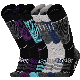  Hiworld Ski Socks Wearable Fashion Outdoor Performance Padded Protection Snowboard Socks