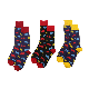  Black Fashion Long High Bamboo Medical 20-30 Mmhg Knee High Custom Logo Compression Socks Athletic Running with Log