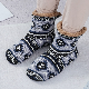  Xianghui Custom Pattern Winter Thick Wool Crew Warm Floor Socks with Grips