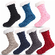  Slipper Socks Autumn and Winter Thickened Fleece Socks with Glue