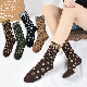 Hot Selling Autumn Retro Gold Silver Silk Pile Socks manufacturer