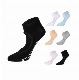  Cotton Solid Color Bared Instep Anti Slippery Breathable Yoga Socks