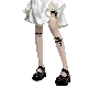  Black Stockings Women′s Thin Transparent Knee-High Socks Tide Sexy Silk Pantyhose