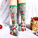 Wholesale Women′s Five Toe Socks Elastic Warm Christmas Socks