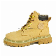  MID Cut Men′s Genuine Leather Steel Toe Industrial Work Safety Shoes