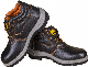  Genuine Leather Safety Shoe/Footwear with PU Injection