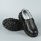 Black Leather ESD Safety Shoes Slip Resistant Antistatic Safety Footwear