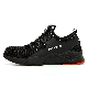 Black Fabric Upper Safety Shoe with Steel Plate Puncture Resistance