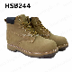  Lxg, High Quality Suede Leather Anti-Hit Ankle Safety Boot Anti-Puncture Goodyear Rubber Outsole Construction Safety Shoe HSB244
