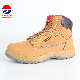 Unisex High-Ankle Nubuck Leather Safety Shoe with PU Injection Sole, Working Men Safety Boot manufacturer