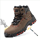  Good Quality Steel Toe Safety Boots Men Leather Safety Shoes Construction Slip Resistant Work Boot