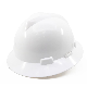  White HDPE Shell Full Brim V Gard Custom Logo Electrical Safety Helmet Industrial Safety Helmet for Engineers