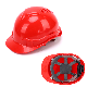  En397 Ventilation Holes Electricians Hard Hat ANSI Z89.1 Red ABS Industrial Safety Helmet