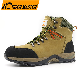  Shock Absorption EVA Rubber Sole Puncture Proof Steel Toe Outdoor Hiking Shoes for Men
