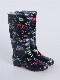 Womans Rubber Rain Shoes PVC Gum Boots for Ladies
